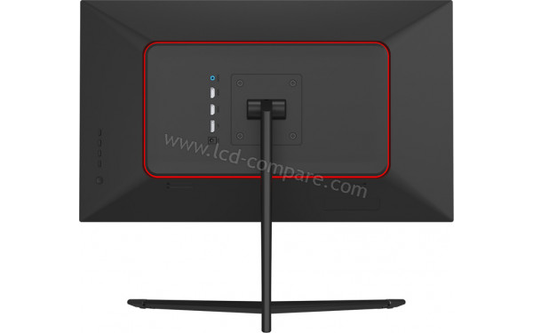 LC-POWER LC-M24-FHD-165 - Vue de l'arri&egrave;re