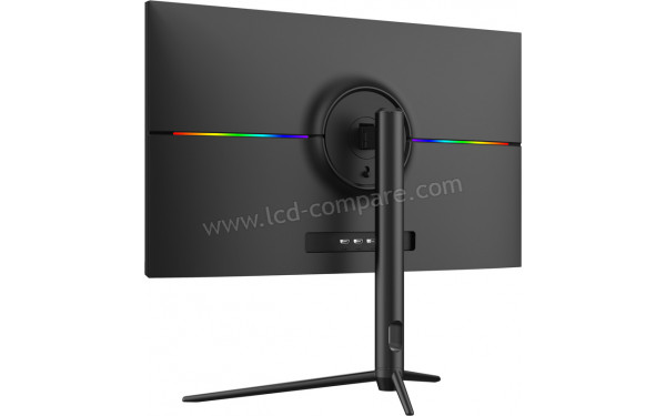 LC-POWER LC-M27-4K-UHD-144-V2 - Vue 3/4 arri&egrave;re