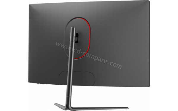 LC-POWER LC-M27-FHD-165-C-V2 - Vue 3/4 arri&egrave;re