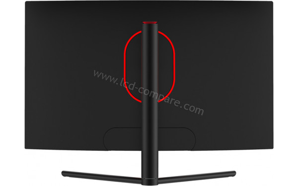 LC-POWER LC-M27-FHD-240-C - Vue de l'arri&egrave;re