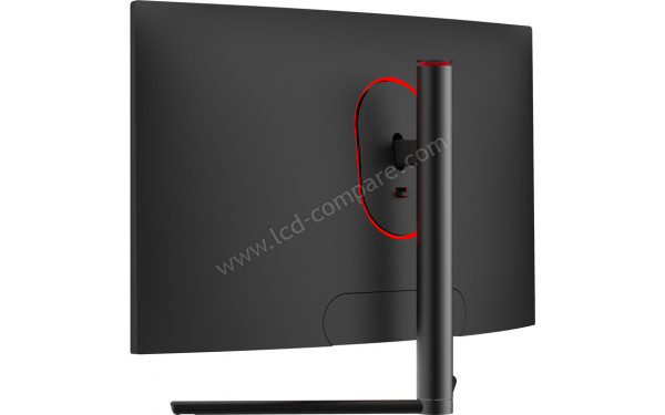 LC-POWER LC-M27-FHD-240-C - Vue 3/4 arri&egrave;re