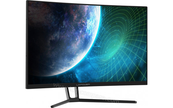 LC-POWER LC-M27-QHD-144-C-V2 - Vue 3/4 gauche