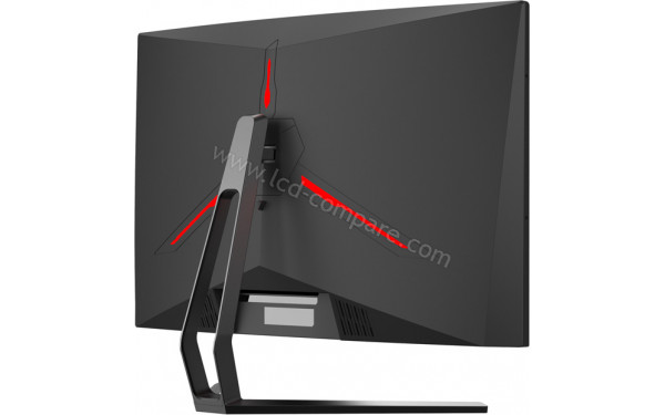 LC-POWER LC-M27-QHD-144-C - Vue 3/4 arri&egrave;re