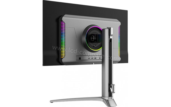 LC-POWER LC-M27UO - Vue 3/4 arri&egrave;re