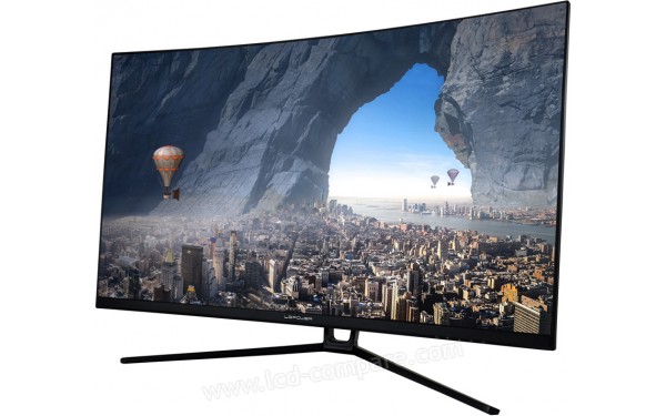 LC-POWER LC-M32-QHD-144-C - Vue 3/4 droite