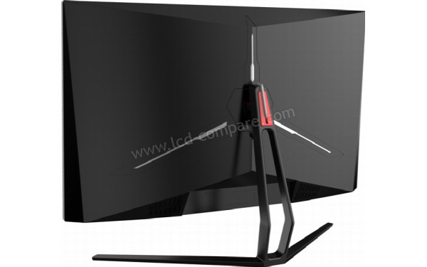 LC-POWER LC-M32-QHD-165-C - Vue 3/4 arri&egrave;re