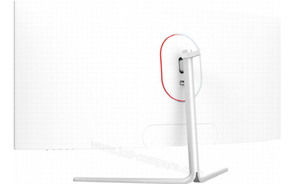 LC-POWER LC-M34-UWQHD-100-C-V2 - Vue 3/4 arri&egrave;re