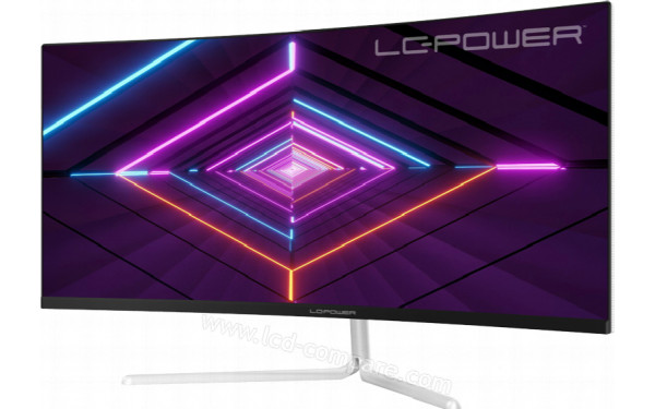 LC-POWER LC-M34-UWQHD-100-C-V3 - Vue 3/4 droite