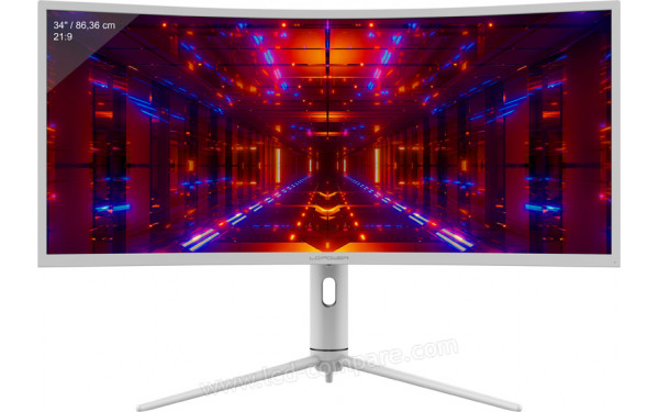 LC-POWER LC-M34-UWQHD-144-C-K - Vue de face