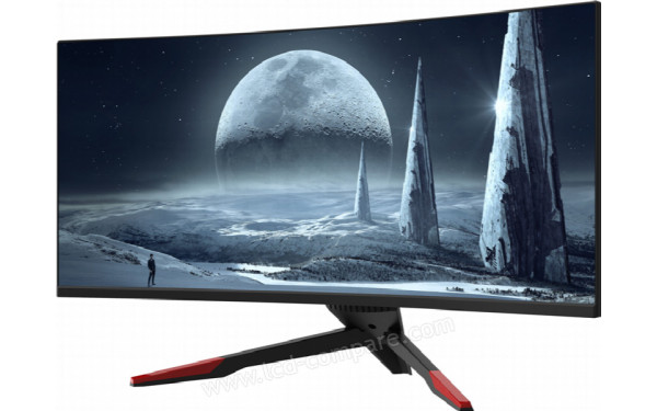 LC-POWER LC-M34-UWQHD-144-C - Vue 3/4 droite