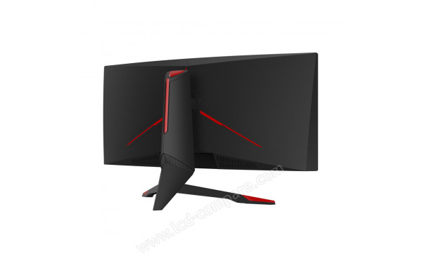 LC-POWER LC-M34-UWQHD-144-C - Vue 3/4 arri&egrave;re