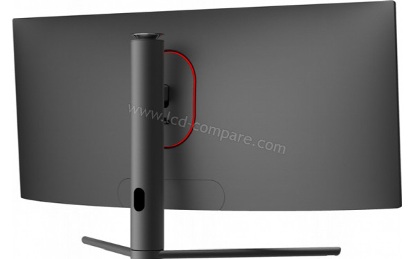 LC-POWER LC-M34-UWQHD-144-C-V2 - Vue 3/4 arri&egrave;re
