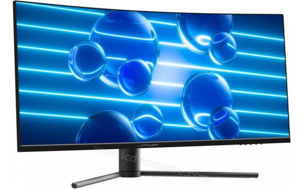 LC-POWER LC-M34-UWQHD-180-C - Vue 3/4 gauche