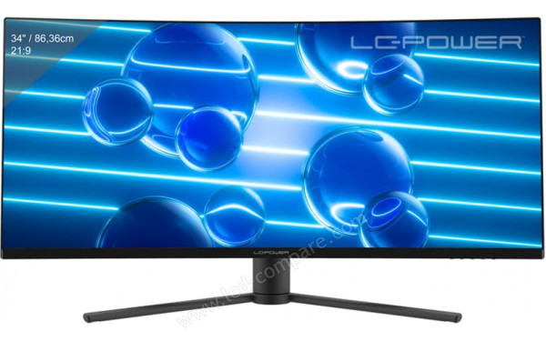 LC-POWER LC-M34-UWQHD-180-C - Vue de face