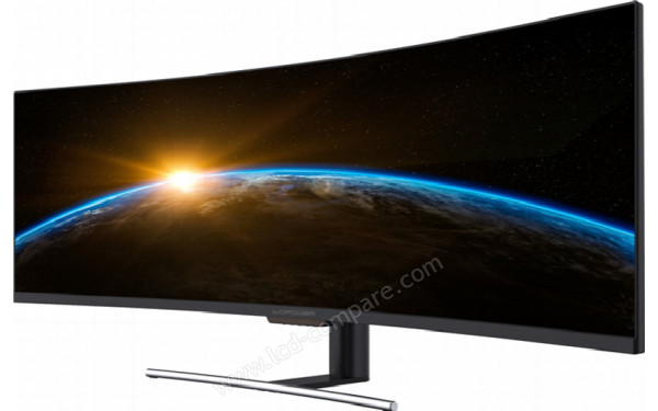 LC-POWER LC-M49-DFHD-144-C-Q - Vue 3/4 droite