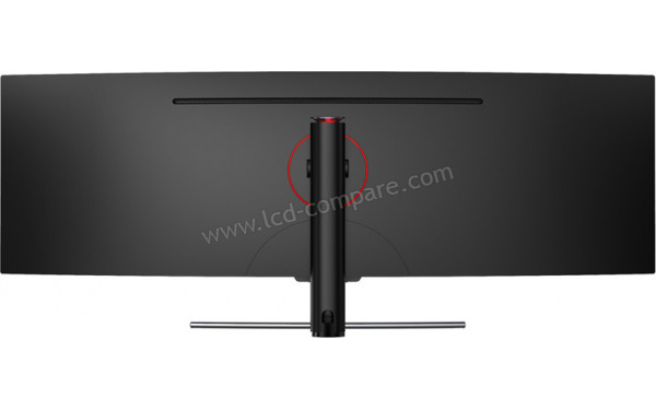 LC-POWER LC-M49-DFHD-144-C-Q - Vue de l'arri&egrave;re