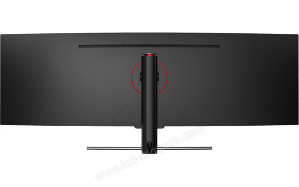 LC-POWER LC-M49-DFHD-144-C - Vue de l'arri&egrave;re