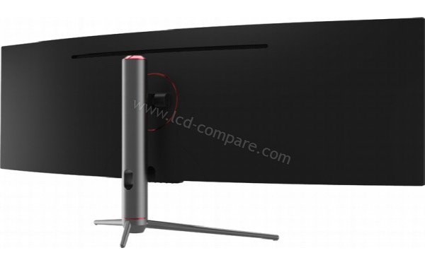 LC-POWER LC-M49-DQHD-120-C-Q - Vue 3/4 arri&egrave;re