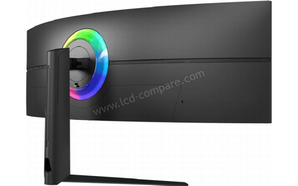 LC-POWER LC-M49QCK - Vue 3/4 arri&egrave;re