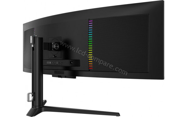 LC-POWER LC-M49QCO - Vue 3/4 arri&egrave;re