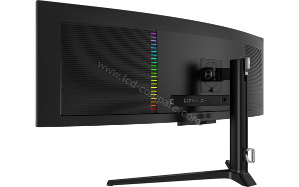 LC-POWER LC-M49QCO - Vue 3/4 arri&egrave;re