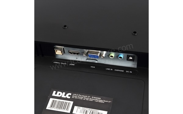 LDLC Pro Touch 27 - Connectiques