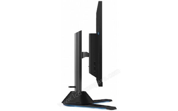 LENOVO Legion Y27q-20 avec audio - Vue de profil gauche avec barre de son optionnelle