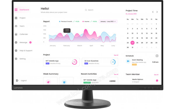 LENOVO D32-40 - Vue de face