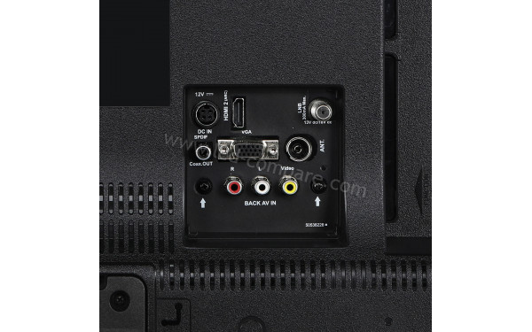 LENCO DVL-2483BK - Connectiques