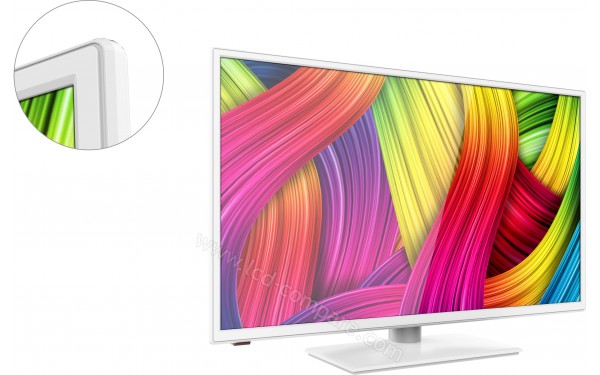 LENCO DVL-3242-WH - Vue 3/4 gauche