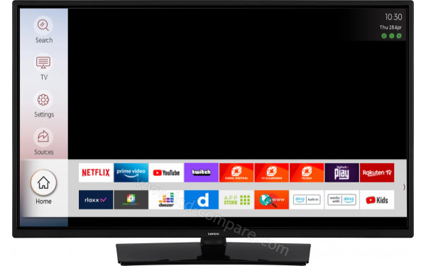 LENCO DVL-3273BK - Vue de face