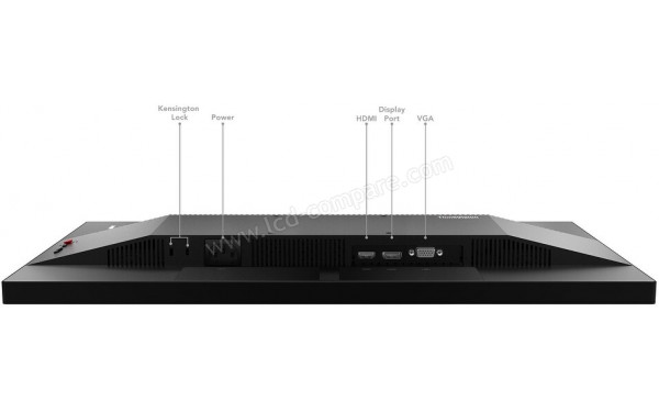 LENOVO ThinkVision E24-30 - Connectiques