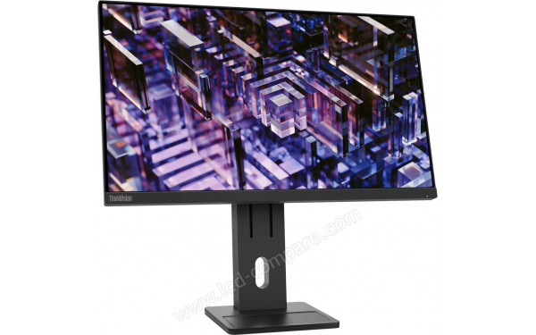 LENOVO ThinkVision E24q-30 - Vue 3/4 gauche