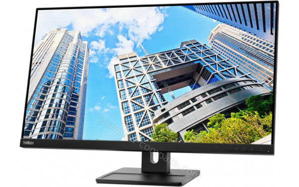 LENOVO ThinkVision E28u-20 - Vue 3/4 droite