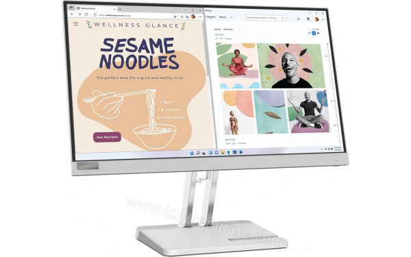 LENOVO L22e-40 - Vue 3/4 gauche