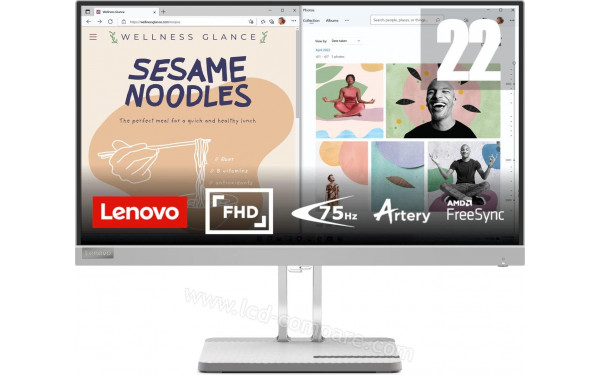 LENOVO L22e-40 - Vue de face