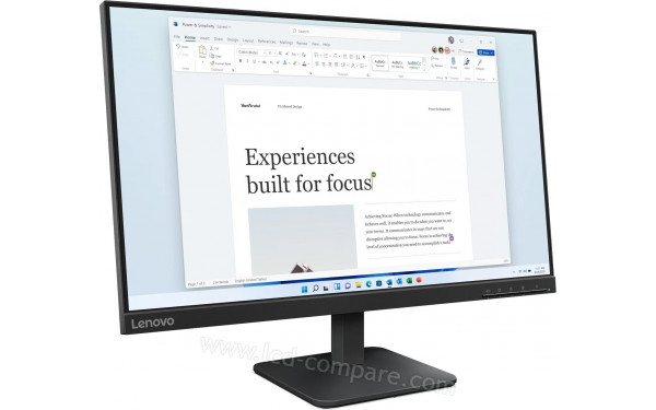 LENOVO L24-4e - Vue 3/4 gauche