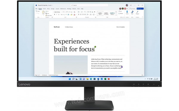 LENOVO L24-4e - Vue de face