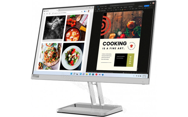 LENOVO L24i-40 - Vue 3/4 droite