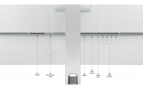 LENOVO L24m-4A - Connectiques