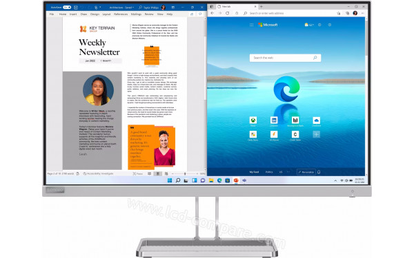 LENOVO L27i-40 - Vue de face