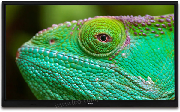 LENCO LED-2423BK - Vue de face sans pied