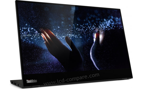 LENOVO ThinkVision M14t - Vue 3/4 gauche