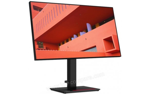 LENOVO ThinkVision P27q-20 - Vue 3/4 gauche position haute