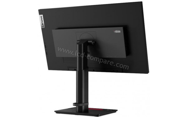 LENOVO ThinkVision P27q-20 - Vue 3/4 arri&egrave;re poition haute