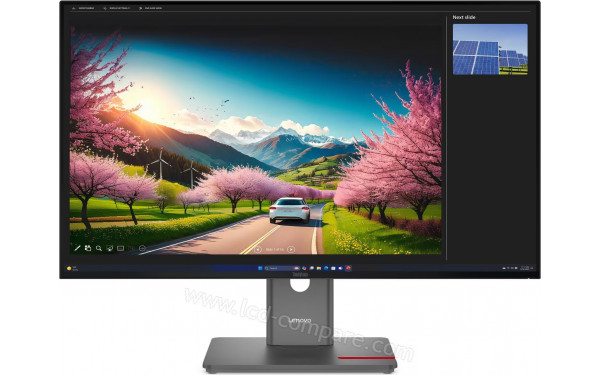LENOVO ThinkVision P27UD-40 - Vue de face