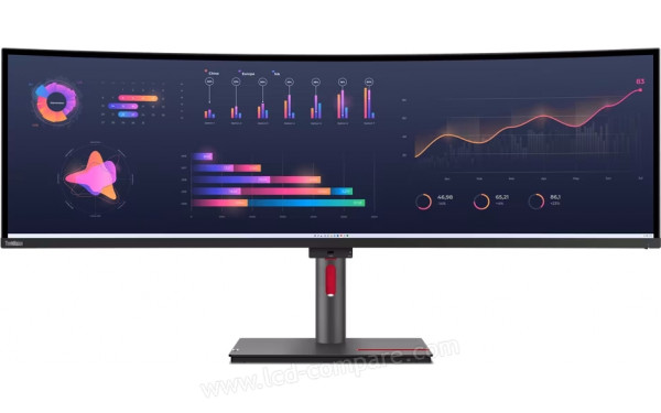 LENOVO ThinkVision P49w-30 - Vue de face