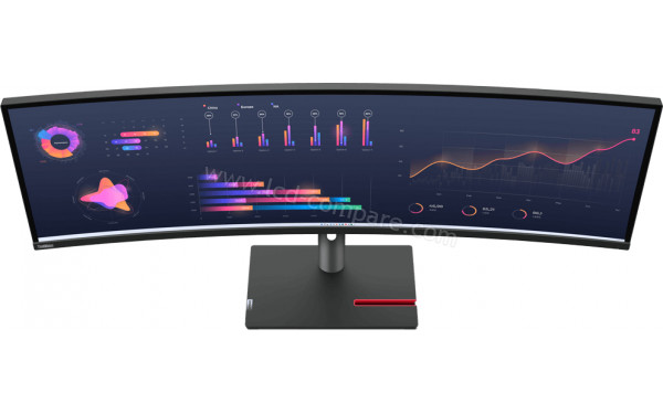 LENOVO ThinkVision P49w-30 - Vue en plong&eacute;e
