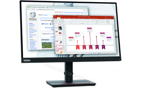 LENOVO S22e-20 - Vue 3/4 gauche