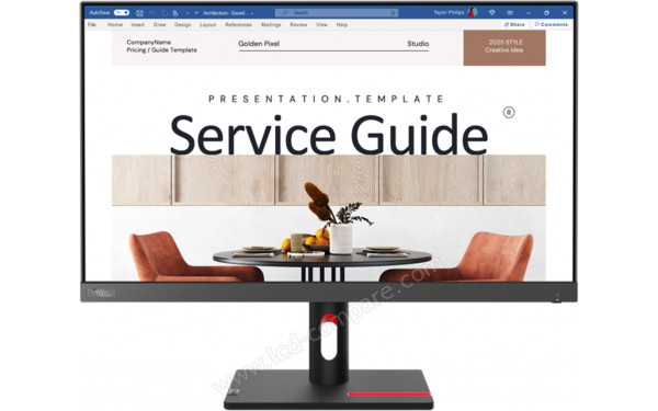 LENOVO ThinkVision S24i-30 - Vue de face